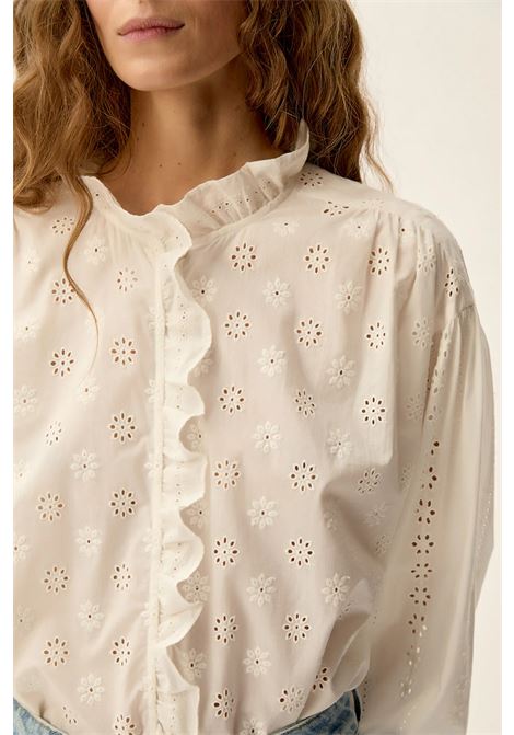 DES PETIT HAUTS - Blouse Satine Ecru Des Petits Hauts |  | 1E250486ECRU